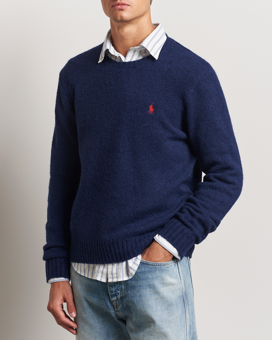 Herr |  | Polo Ralph Lauren | Alpaca Crew Neck Sweater Bright Navy