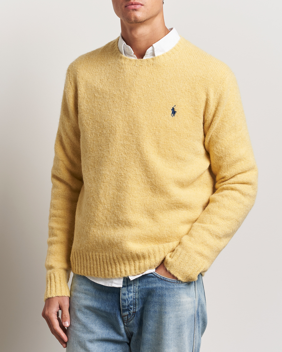 Herr |  | Polo Ralph Lauren | Alpaca Crew Neck Sweater Shetland Yellow