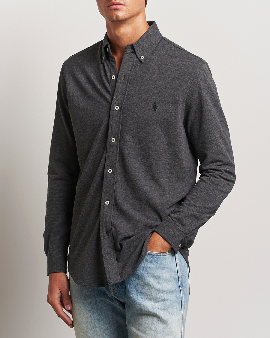 Herr |  | Polo Ralph Lauren | Featherweight Mesh Shirt Windsor Heather