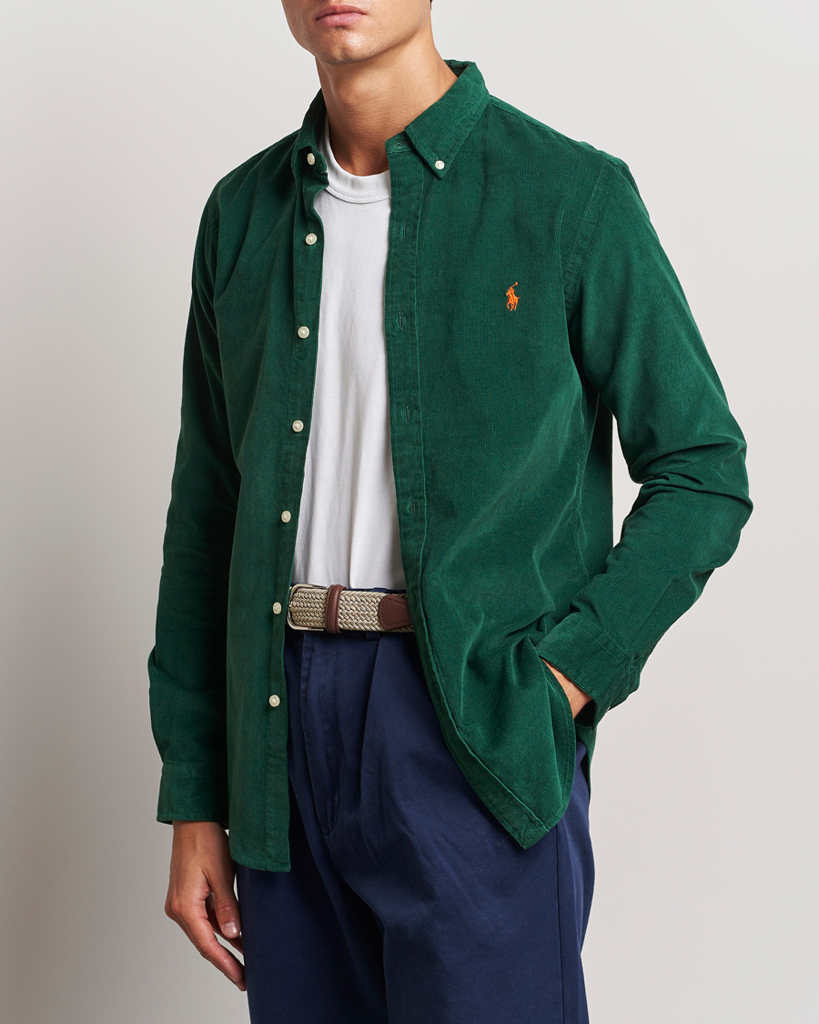 Herr |  | Polo Ralph Lauren | Slim Fit Corduroy Shirt Vintage Pine