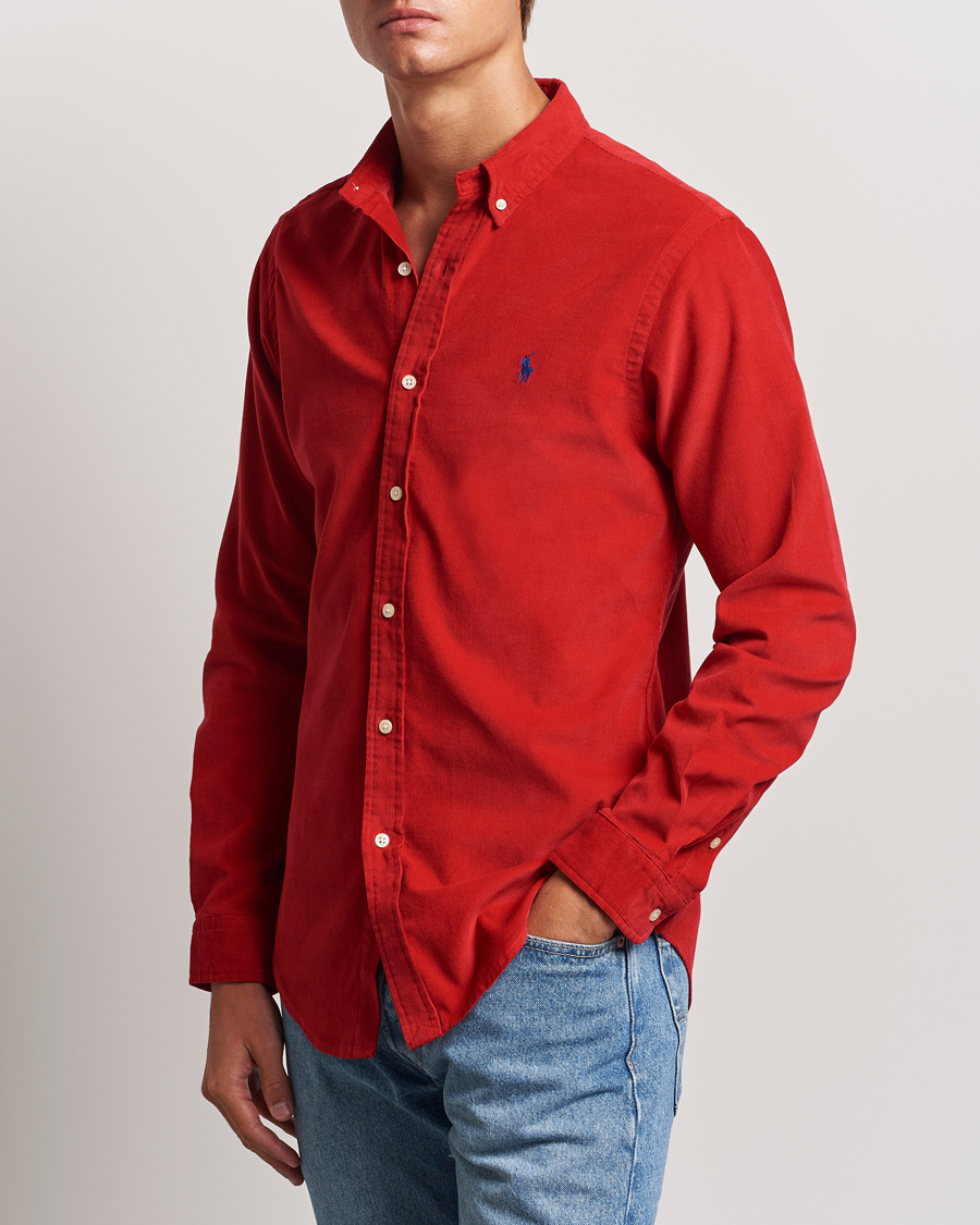 Herr |  | Polo Ralph Lauren | Slim Fit Corduroy Shirt Martin Red