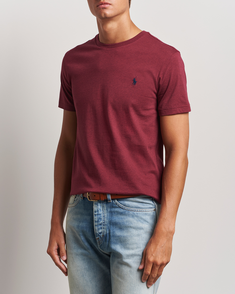 Herr |  | Polo Ralph Lauren | Custom Slim Fit Tee Vintage Port Heather