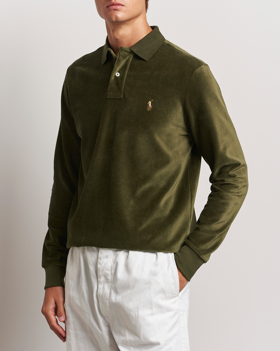 Herr |  | Polo Ralph Lauren | Corduroy Long Sleeve Polo Dark Loden