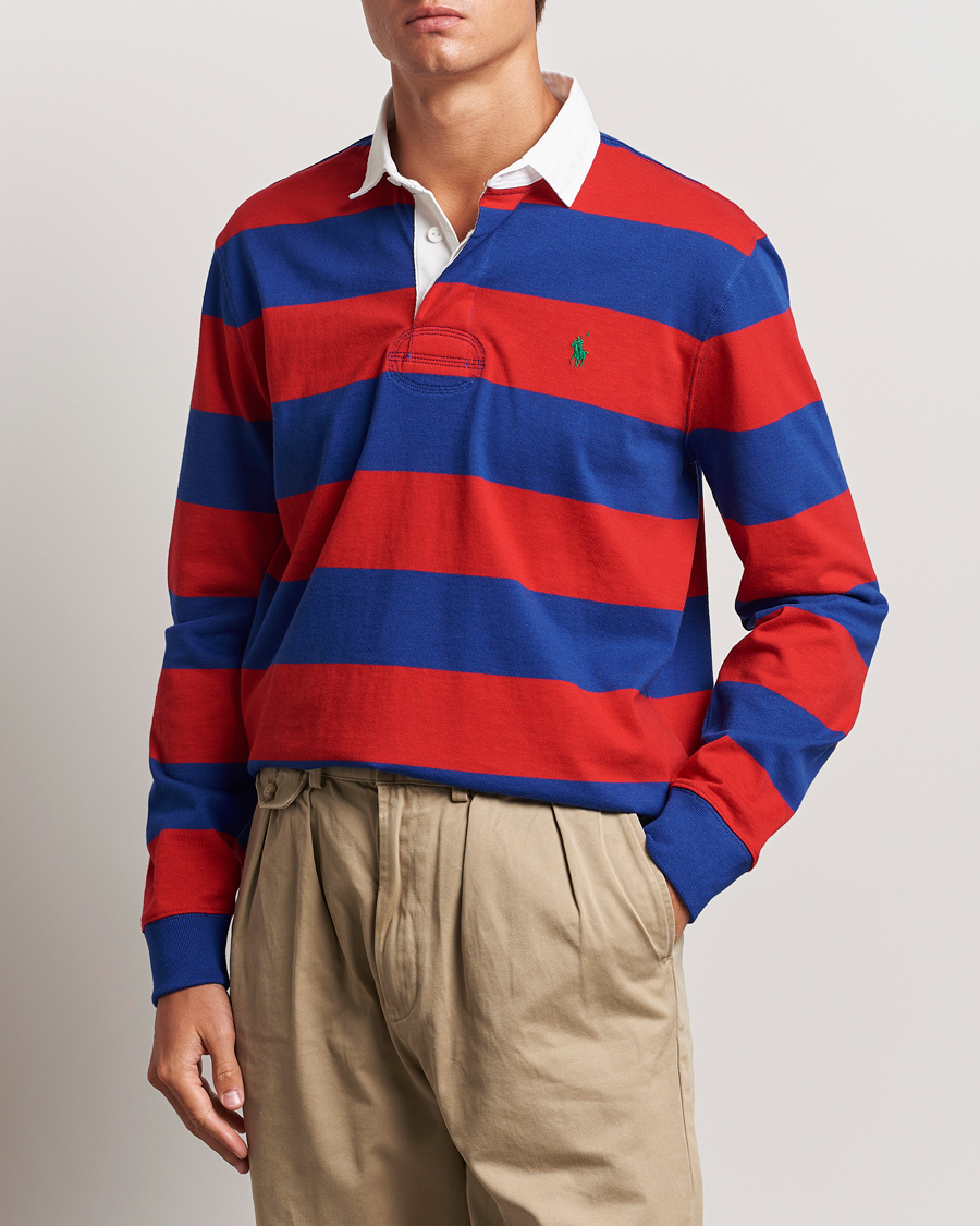 Herr |  | Polo Ralph Lauren | Jersey Striped Rugger Red/Classic Azure