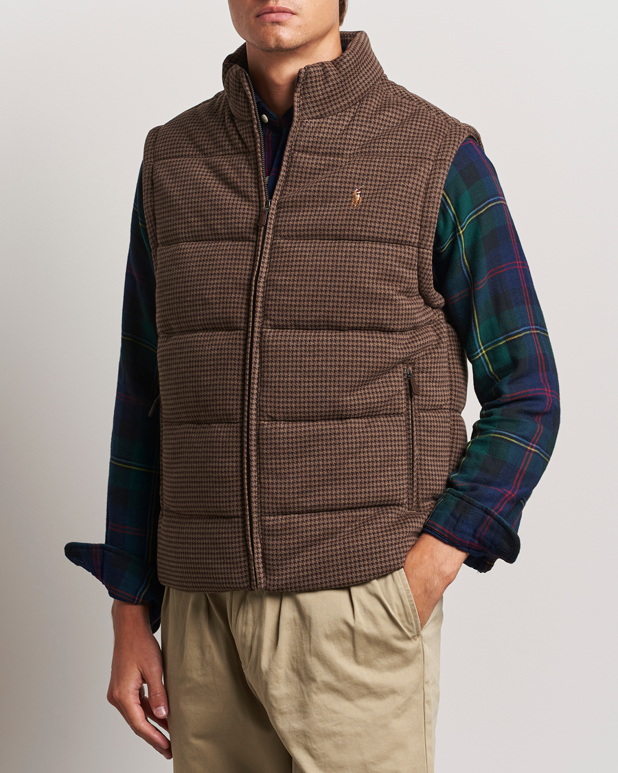 Herr |  | Polo Ralph Lauren | Quilted Vest Cedar Heather Dogtooth