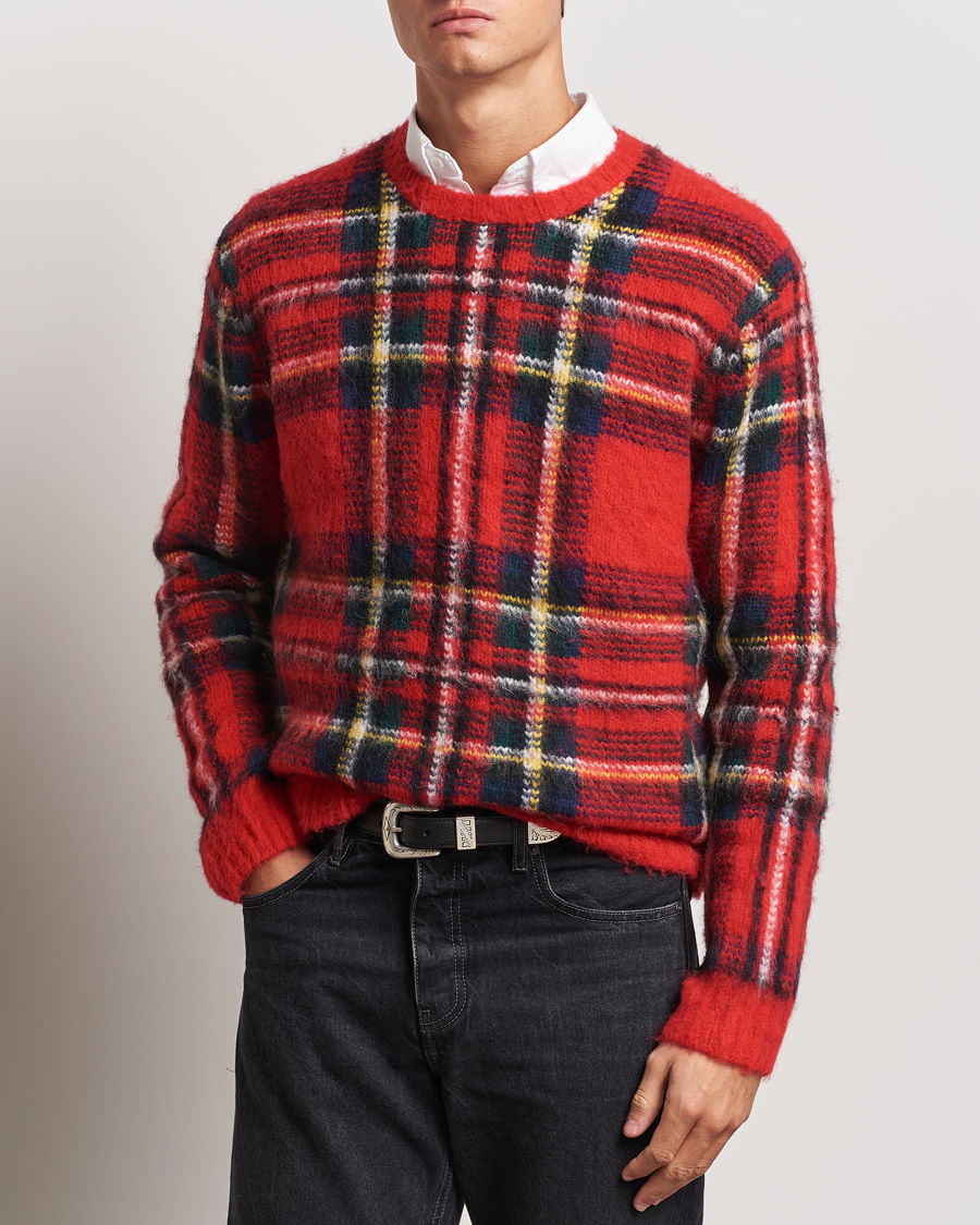 Herr |  | Polo Ralph Lauren | Plaid Wool Sweater Red Combo