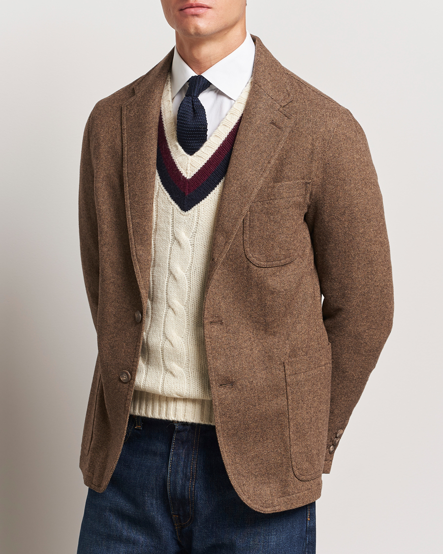 Herr | Udda kavaj | Polo Ralph Lauren | Classic Herringbone Sportcoat Brown/Tan