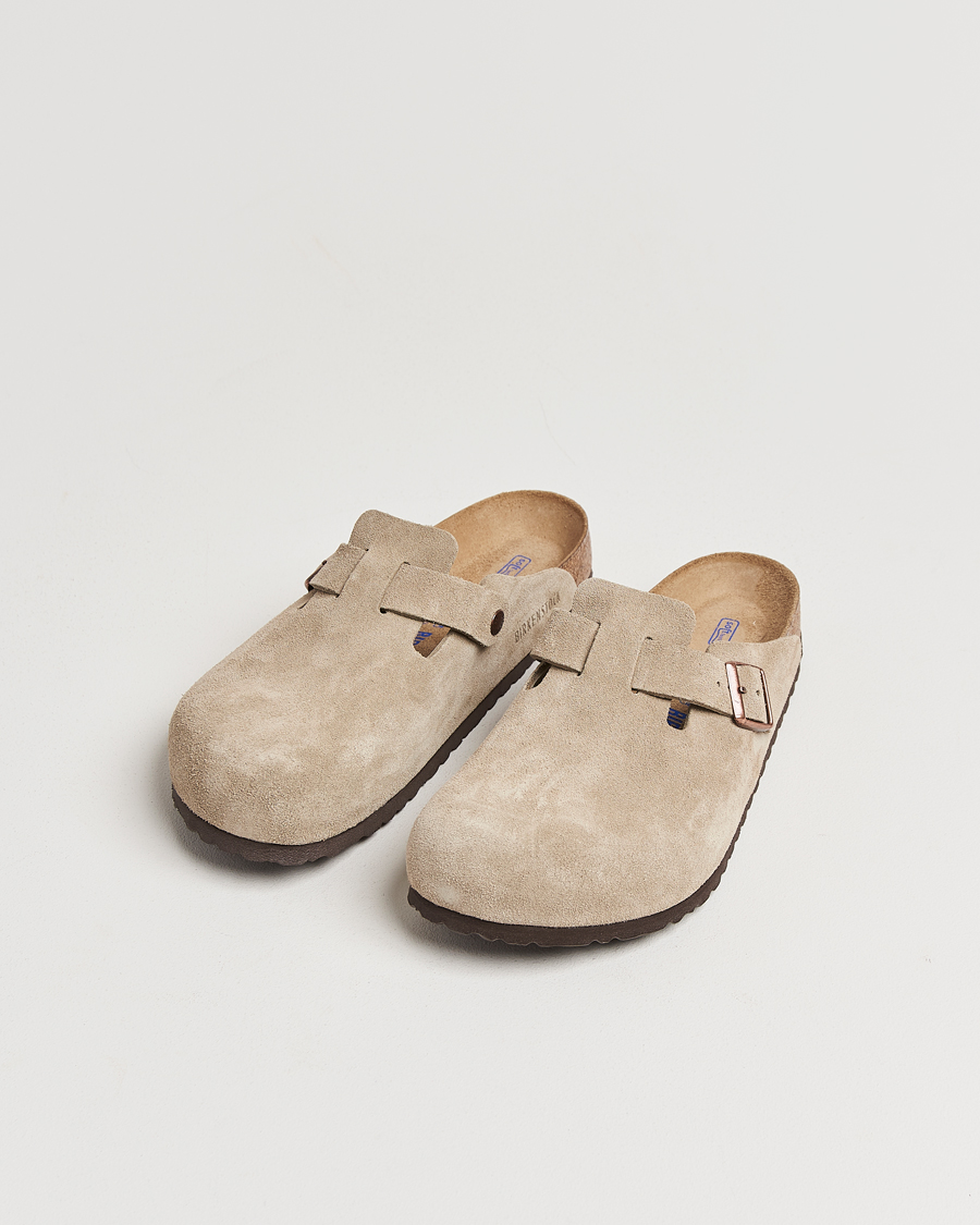 Herr |  | BIRKENSTOCK | Boston Soft Footbed Taupe Suede