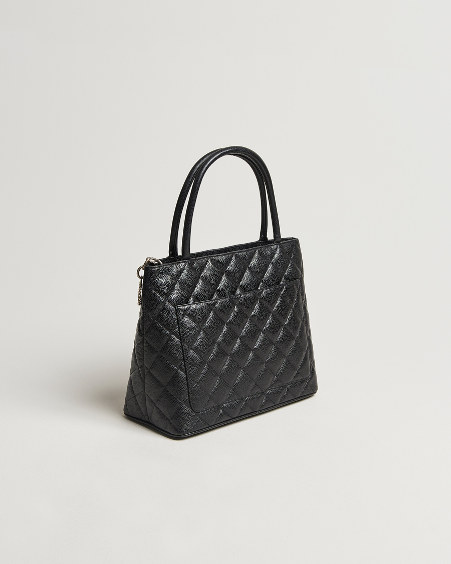 Herr |  | Chanel Pre-Owned | Médallion Tote Bag Black Caviar