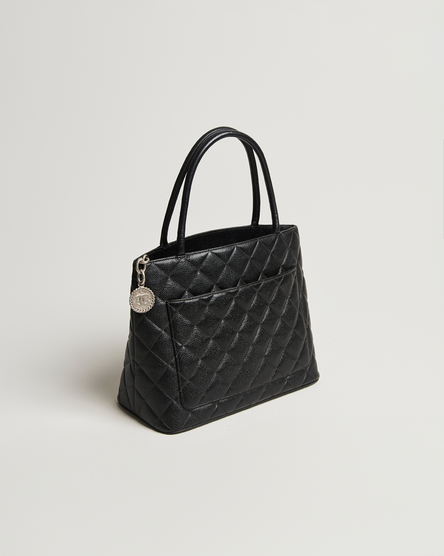 Herr |  | Chanel Pre-Owned | Médallion Tote Bag Black Caviar