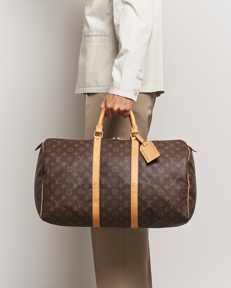 Herr | Pre-Owned & Vintage Bags | Louis Vuitton Pre-Owned | Keepall 50 Bag Monogram 
