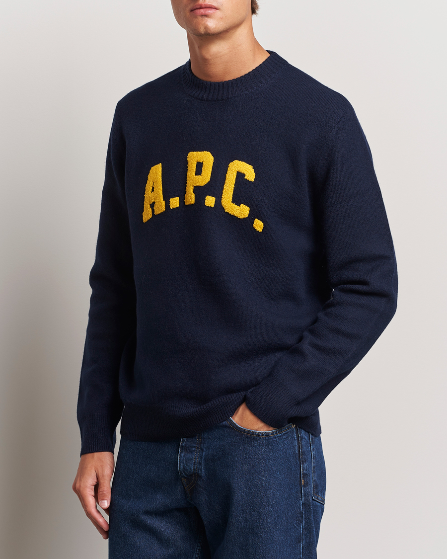 Herr |  | A.P.C. | Joshua Wool Sweater Dark Navy