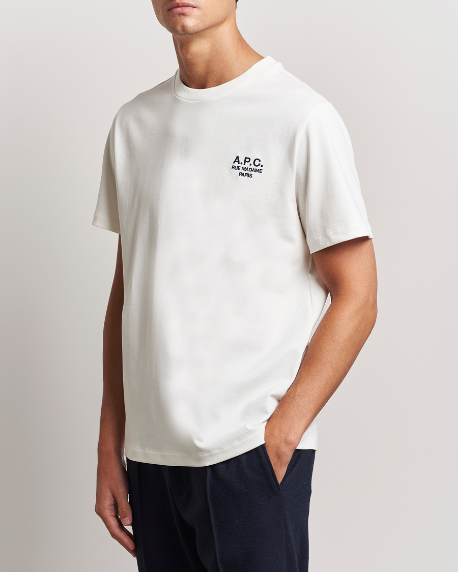 Herr | Kortärmade t-shirts | A.P.C. | Rue Madame T-Shirt White
