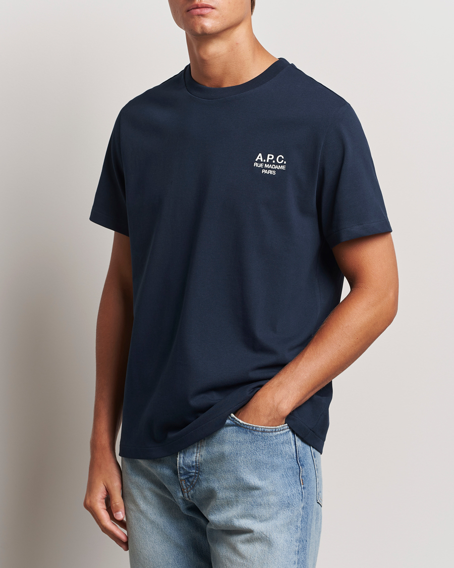 Herr |  | A.P.C. | Rue Madame T-Shirt Dark Navy