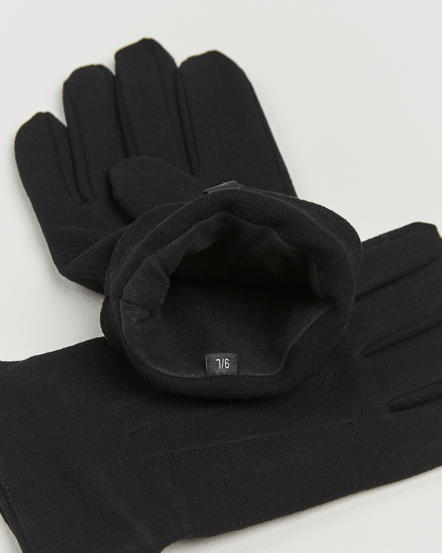 Herr | Handskar | Amanda Christensen | Lined Wool Gloves Black