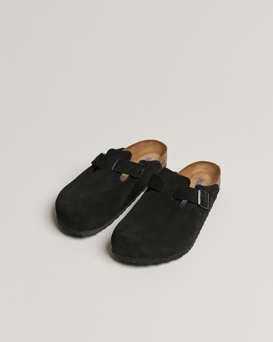 Herr |  | BIRKENSTOCK | Boston Soft Footbed Black Suede