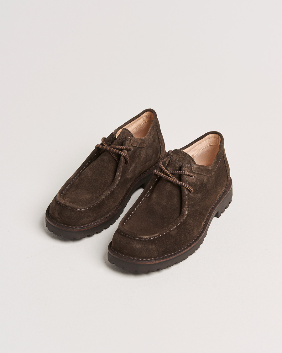 Herr |  | Astorflex | Beenflex Rubber Sole Shoe Dark Brown Suede