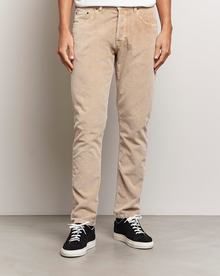 Herr |  | Dondup | Icon Corduroy Trousers Light Beige