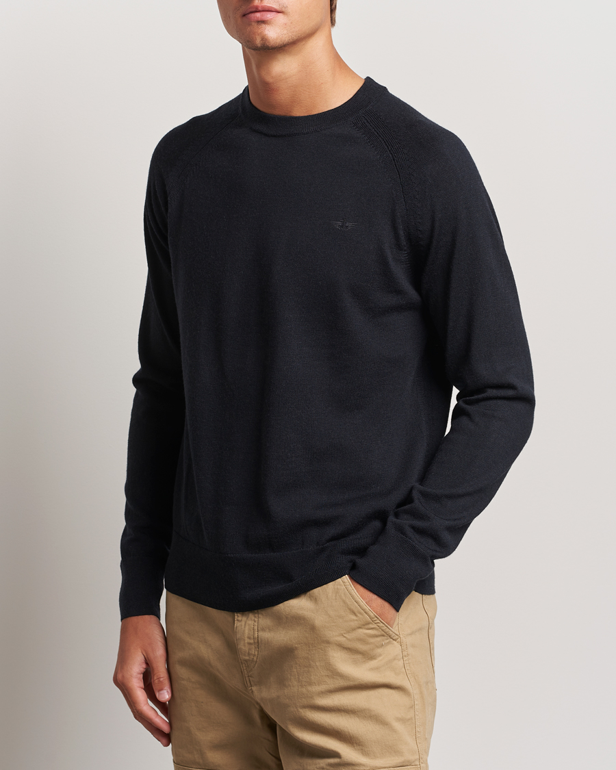 Herr |  | Dockers | Washable Merino Crewneck Black