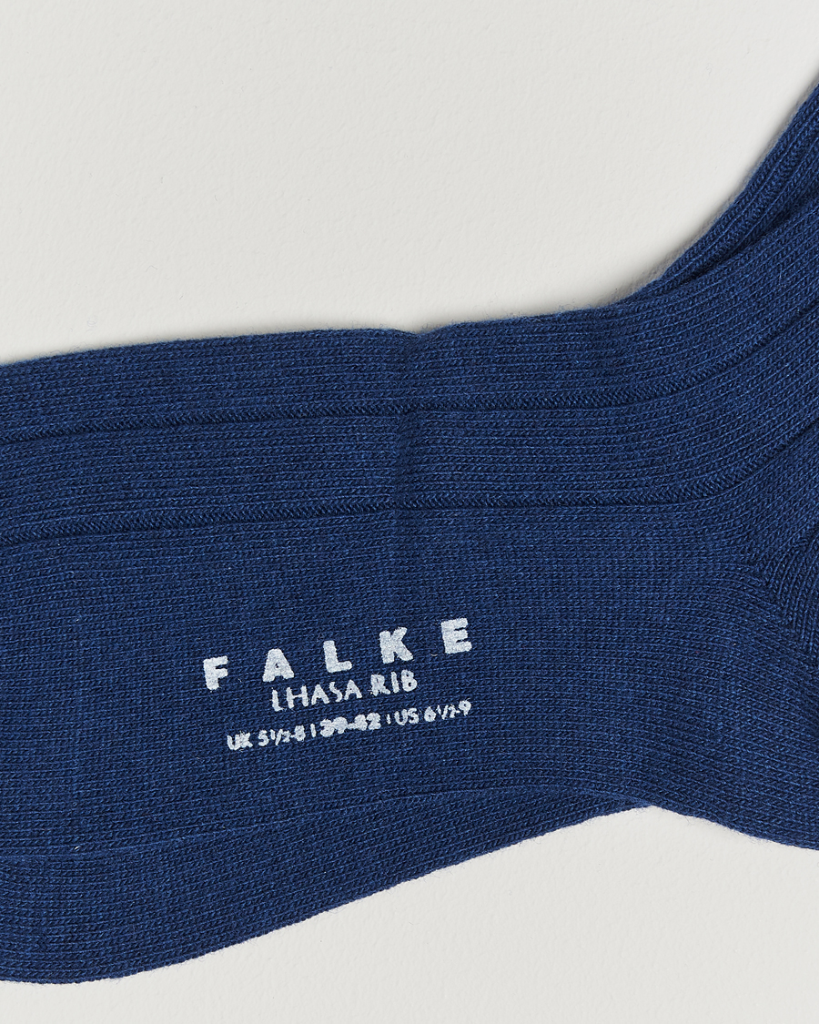 Herr |  | Falke | Lhasa Cashmere Socks Royal Blue