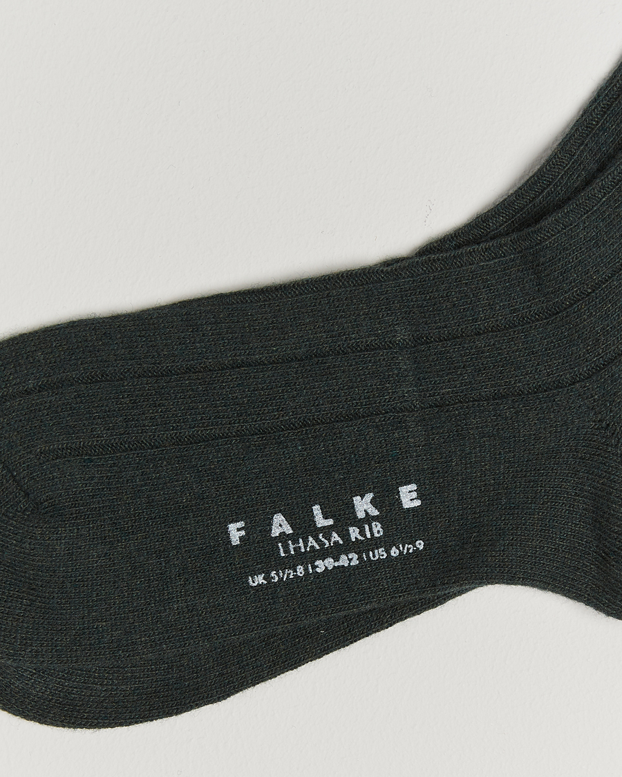 Herr |  | Falke | Lhasa Cashmere Socks Forest Green