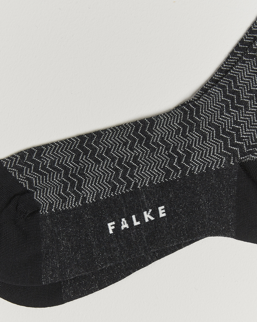 Herr |  | Falke | Mighty Nest Wool/Cotton Socks Black