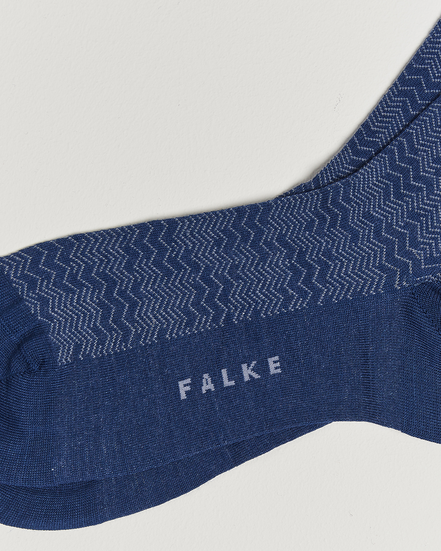 Herr | Vanliga strumpor | Falke | Mighty Nest Wool/Cotton Socks Royal Blue