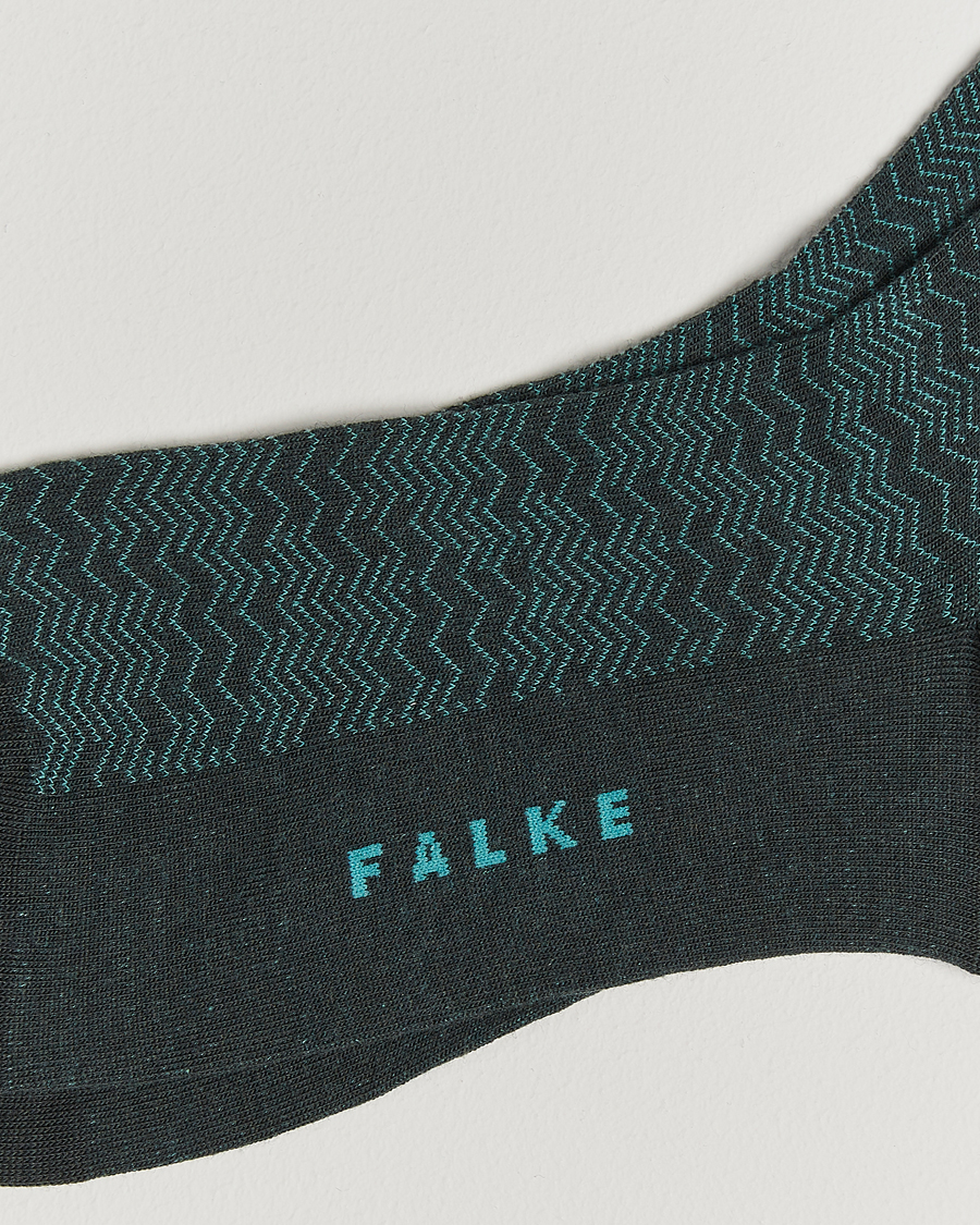 Herr |  | Falke | Mighty Nest Wool/Cotton Socks Forest Green