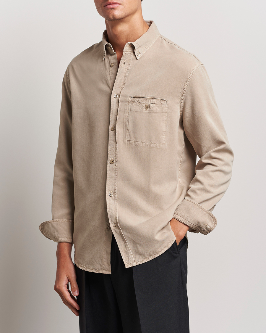 Herr |  | Filippa K | Zachary Lyocell Shirt Faded Khaki