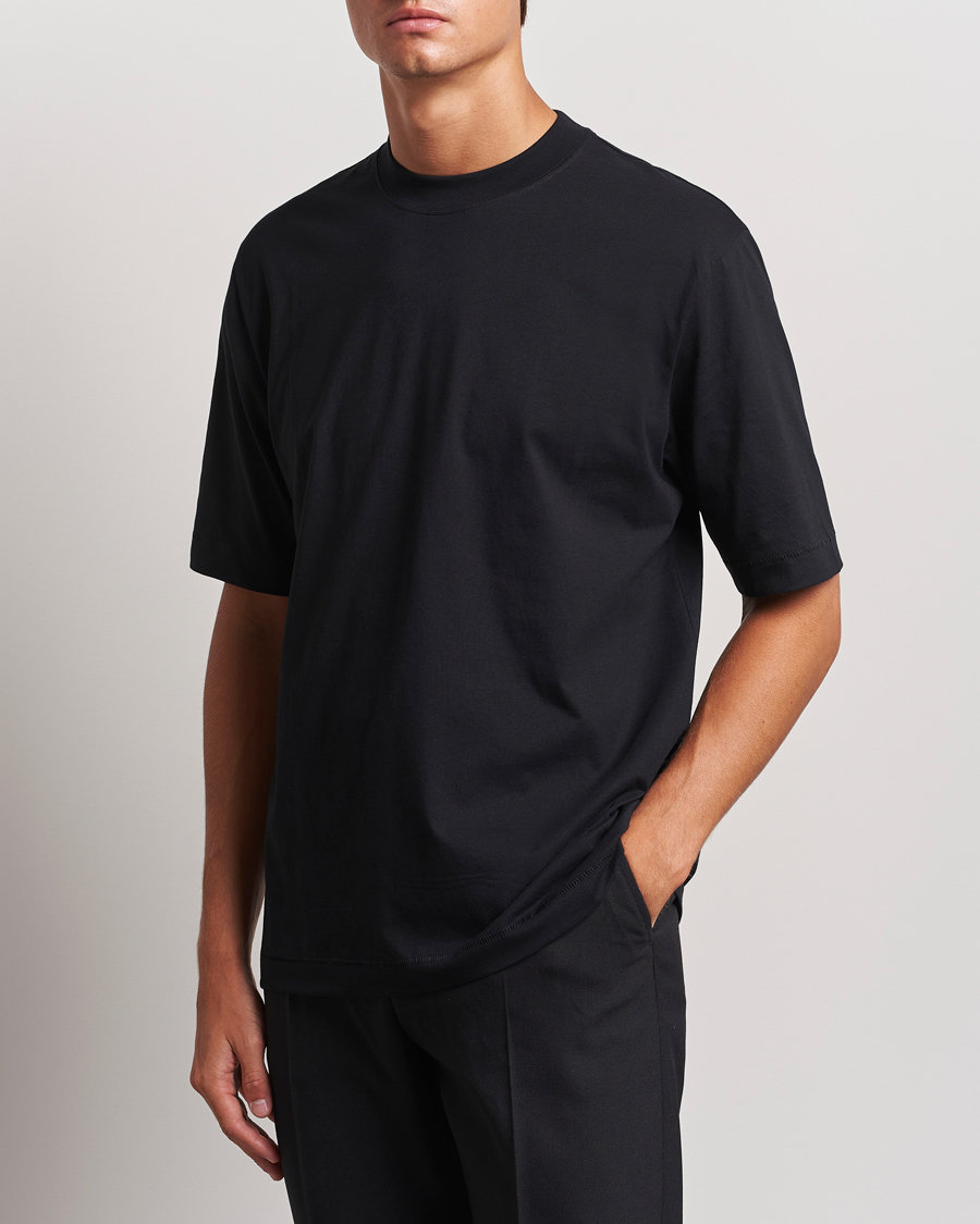 Herr |  | Filippa K | Mock Neck T-Shirt Black