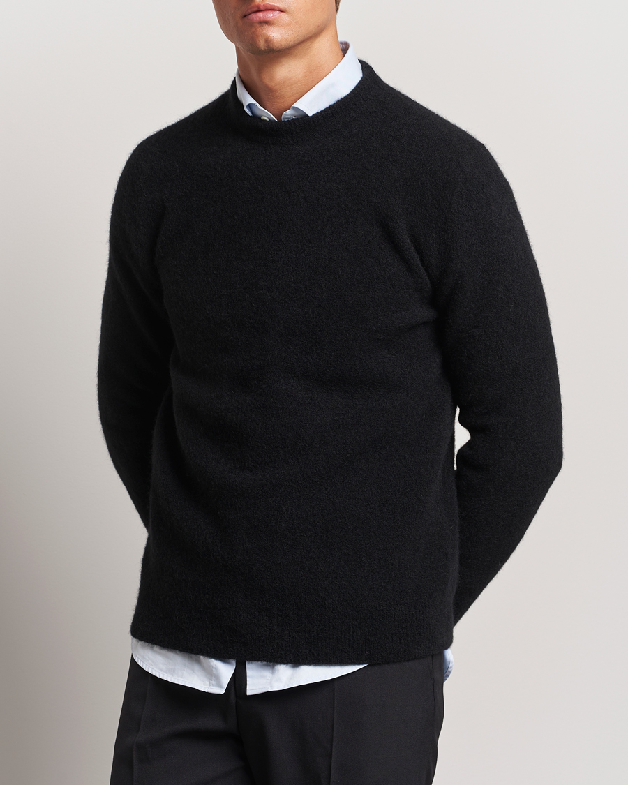 Herr | Tröjor | Filippa K | Yak Knitted Sweater Black