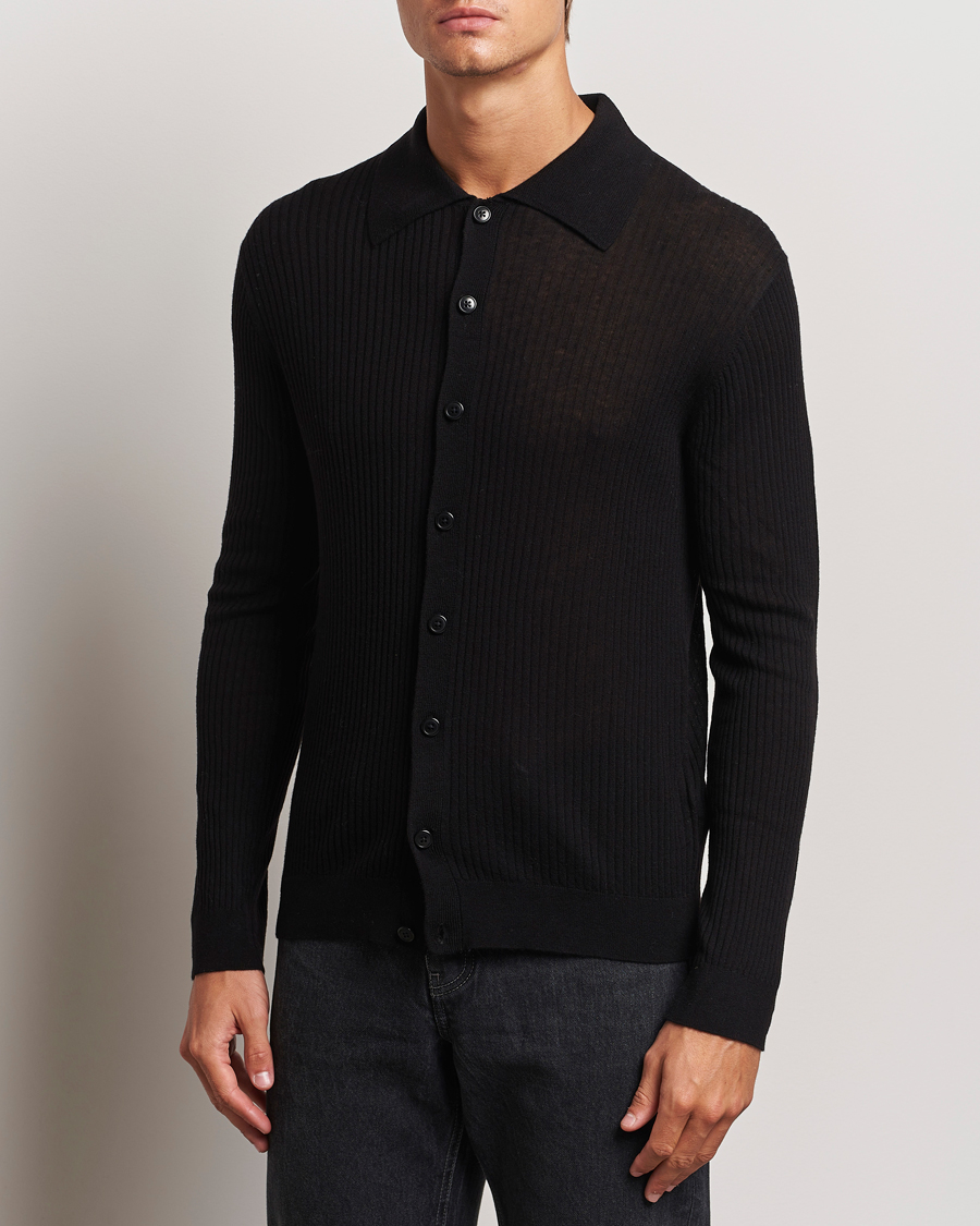 Herr | Business & Beyond - Casual | Filippa K | Light Knitted Cardigan Black