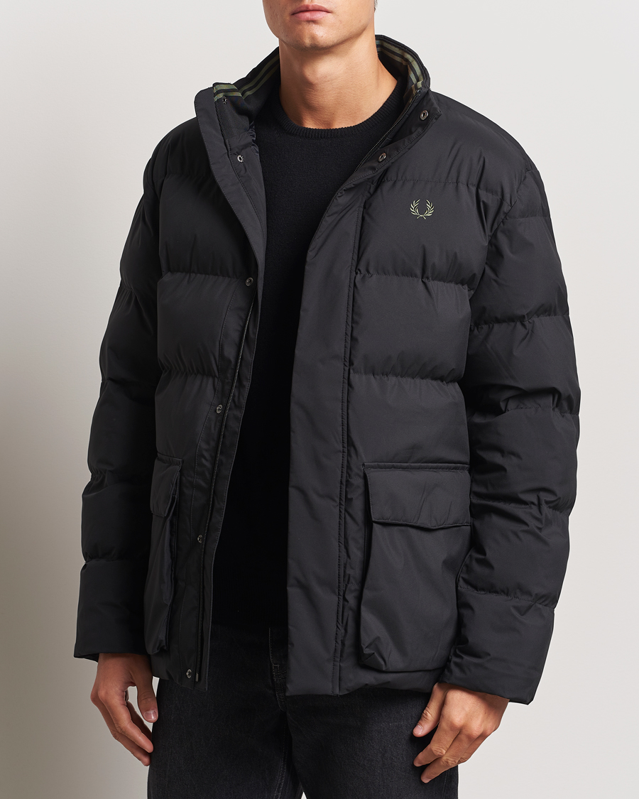 Herr |  | Fred Perry | Padded Pocket Down Jacket Black