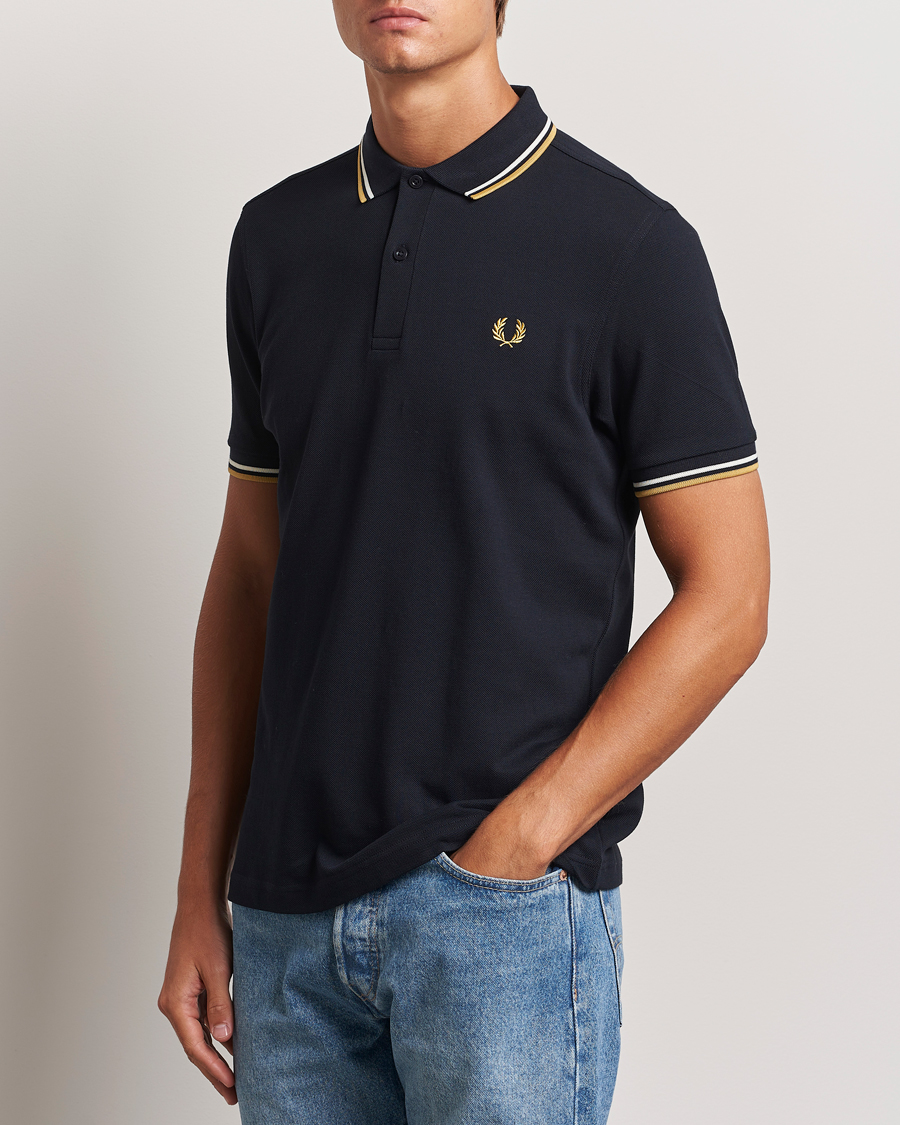 Herr |  | Fred Perry | Twin Tipped Shirt Navy