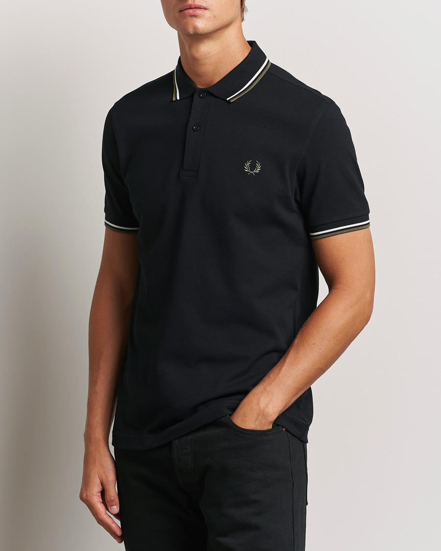 Herr |  | Fred Perry | Twin Tipped Shirt Black