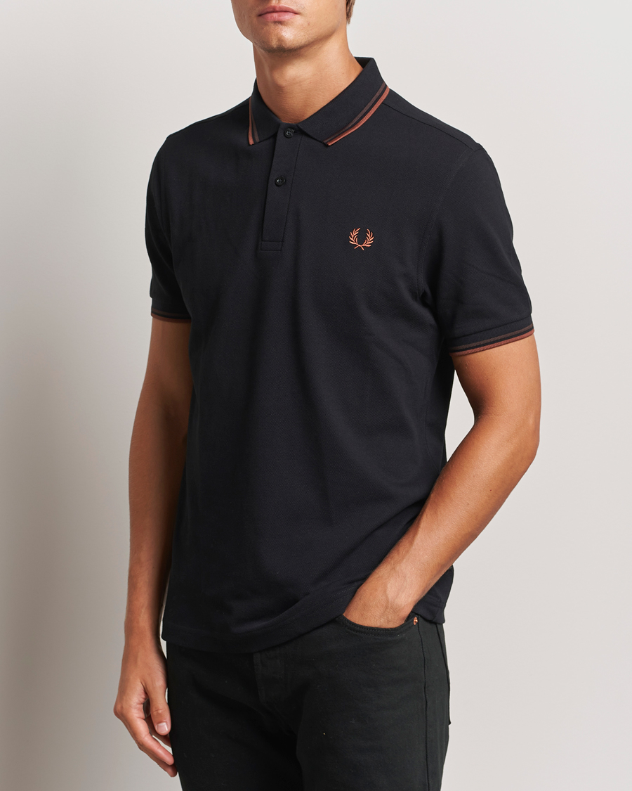 Herr |  | Fred Perry | Twin Tipped Shirt Black