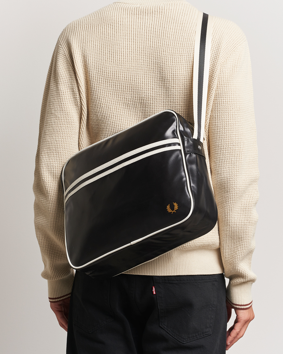 Herr |  | Fred Perry | Classic Shoulder Bag Black/Ecru