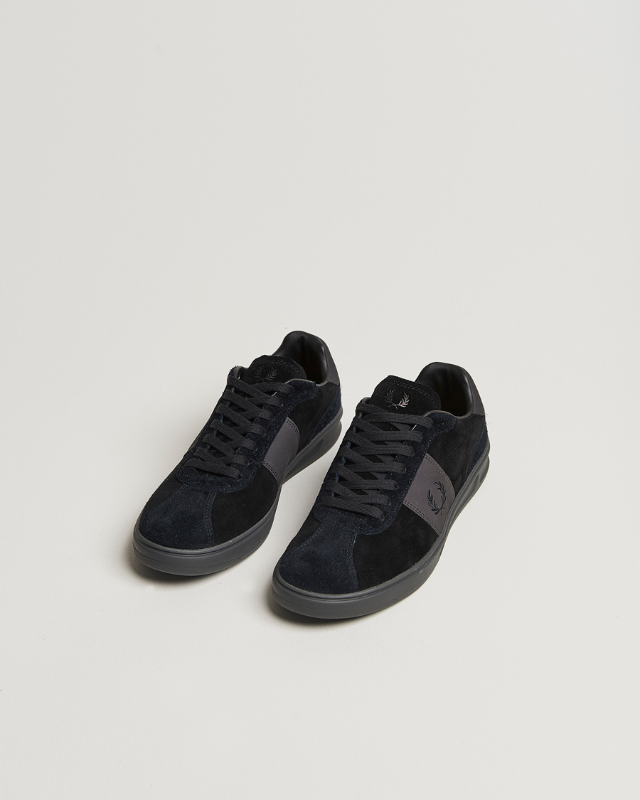 Herr |  | Fred Perry | B4 Suede Sneaker Black