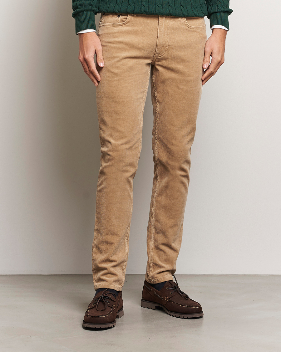 Herr |  | GANT | Cord 5-Pocket Jeans Dark Khaki