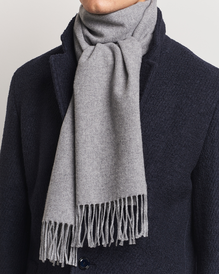 Herr |  | GANT | Wool Scarf Grey Melange