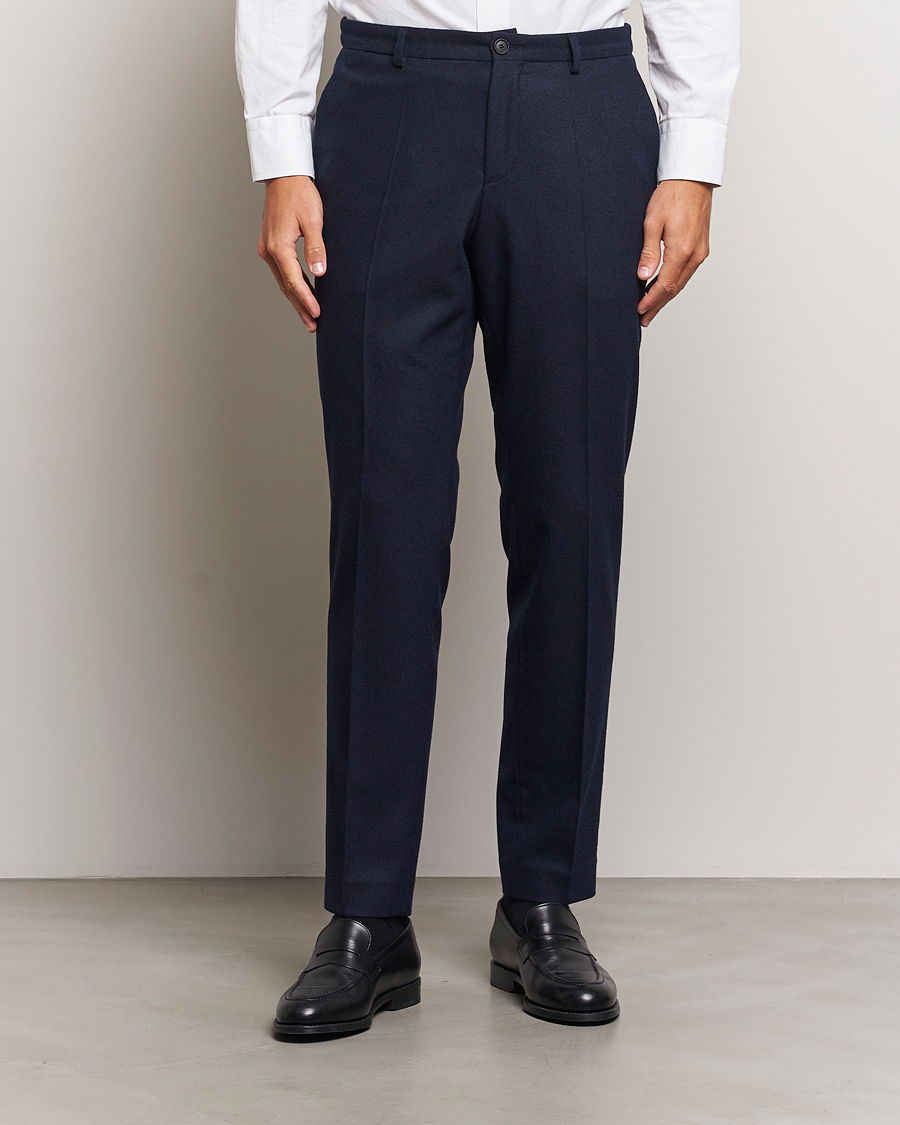 Herr |  | BOSS BLACK | Genius Wool Tech Trousers Dark Blue