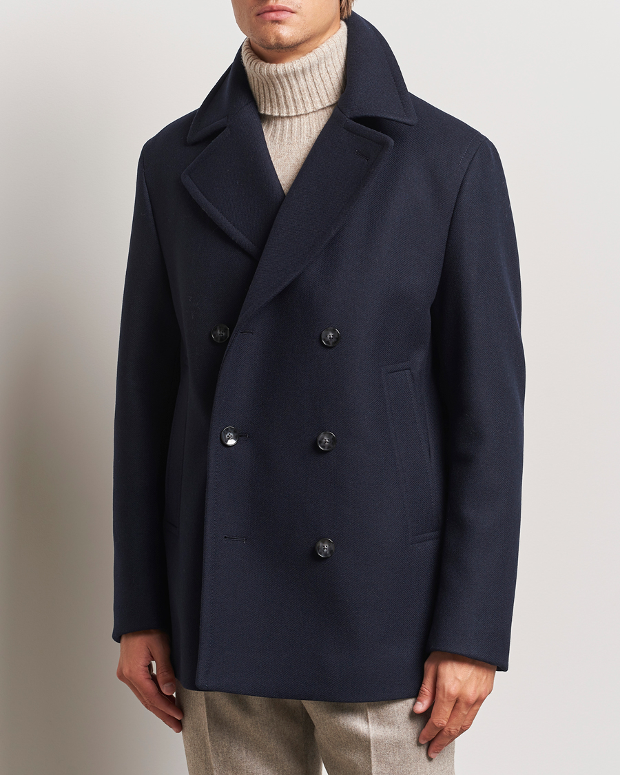 Herr | Business & Beyond - Formal | BOSS BLACK | Clay Wool Peacoat Dark Blue