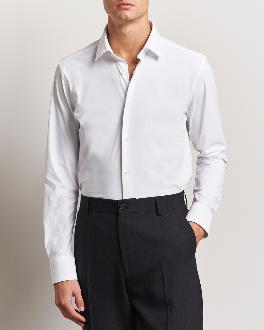 Herr |  | BOSS BLACK | Hank 4-Way Stretch Shirt White