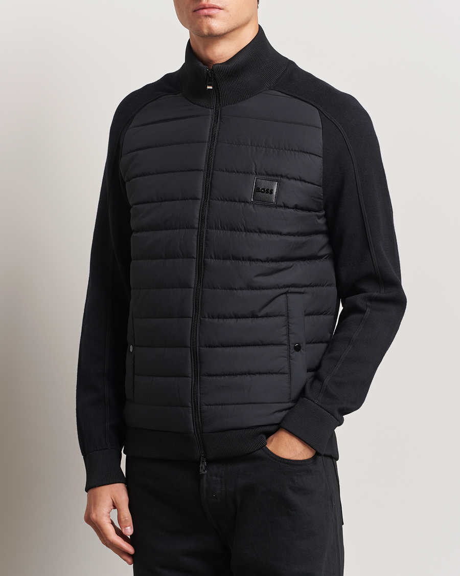 Herr |  | BOSS BLACK | Esfero Hybrid Full Zip Black