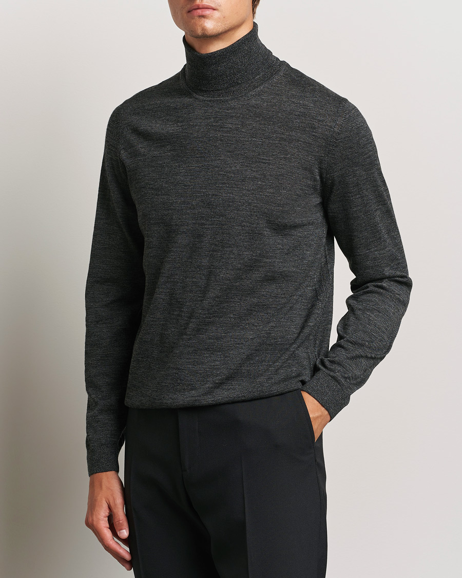 Herr | Business & Beyond - Formal | BOSS BLACK | Musso Merino Knitted Polo Black