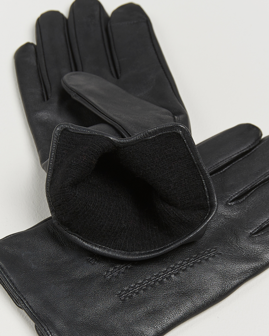 Herr |  | BOSS BLACK | Hainz Leather Gloves Black