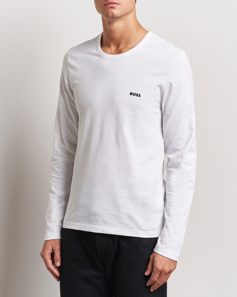 Herr |  | BOSS BLACK | 3-Pack Long Sleeve T-Shirt White/Navy/Black