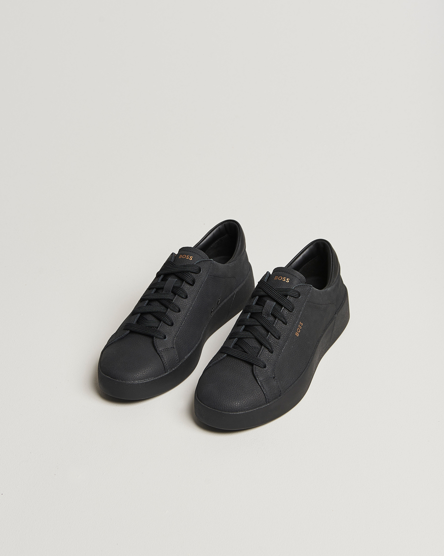 Herr |  | BOSS BLACK | Belwar Leather Sneaker Black