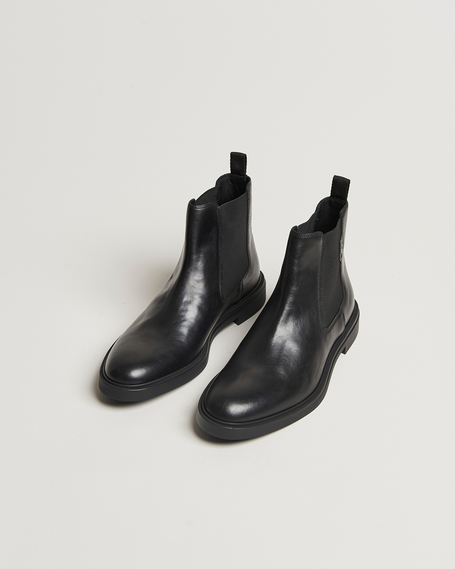 Herr | Svarta kängor | BOSS BLACK | Calev Leather Chelsea Boot Black