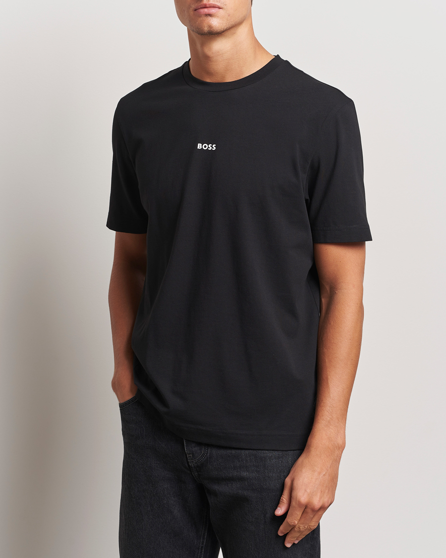 Herr |  | BOSS ORANGE | Tchup Logo Crew Neck T-Shirt Black